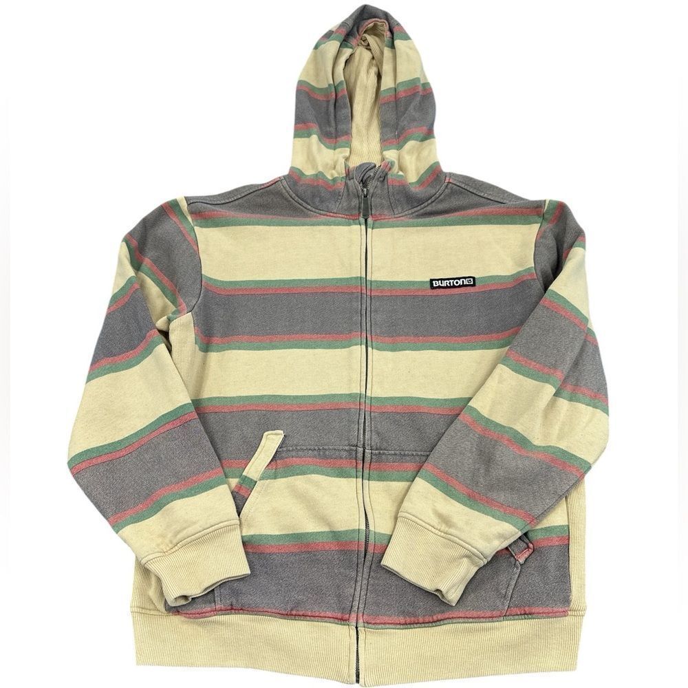 Burton Multicolor Striped Hoodie Men’s Size Large